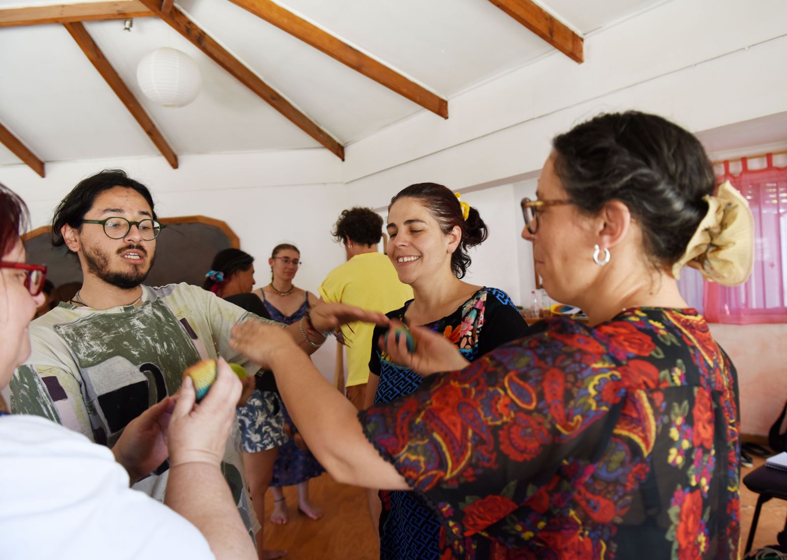 Encuentro entre participantes durante el seminario